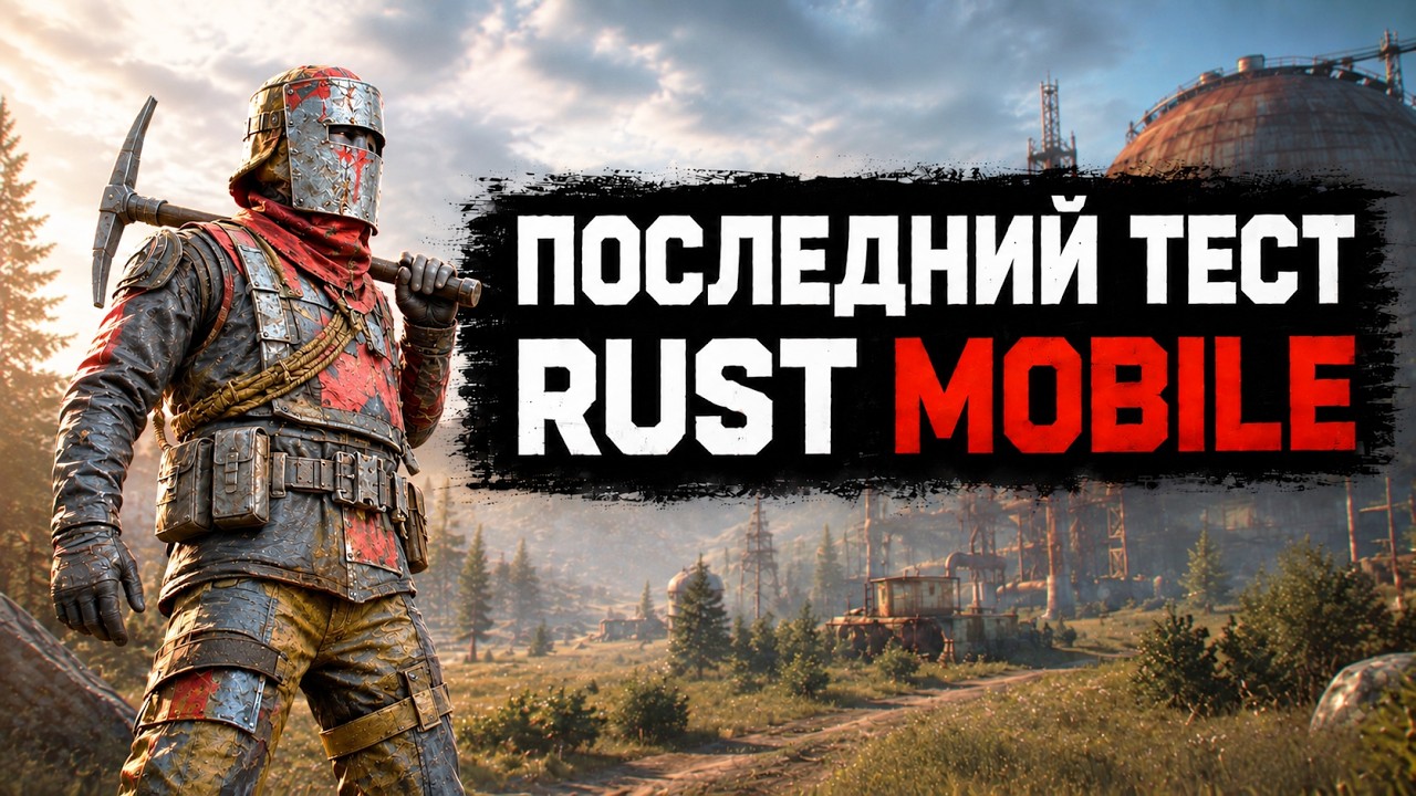 ЗАПУСК ГЛОБАЛ ТЕСТА RUST MOBILE - Раст Мобайл Обновление и Новости CN + Global - Дата Релиза 2026