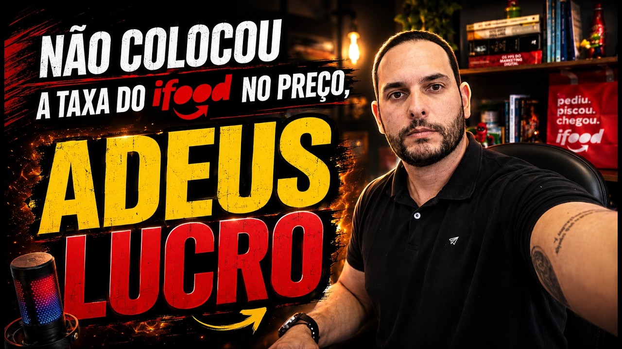 Se você não coloca a taxa do iFood no preço, você está pagando para trabalhar!