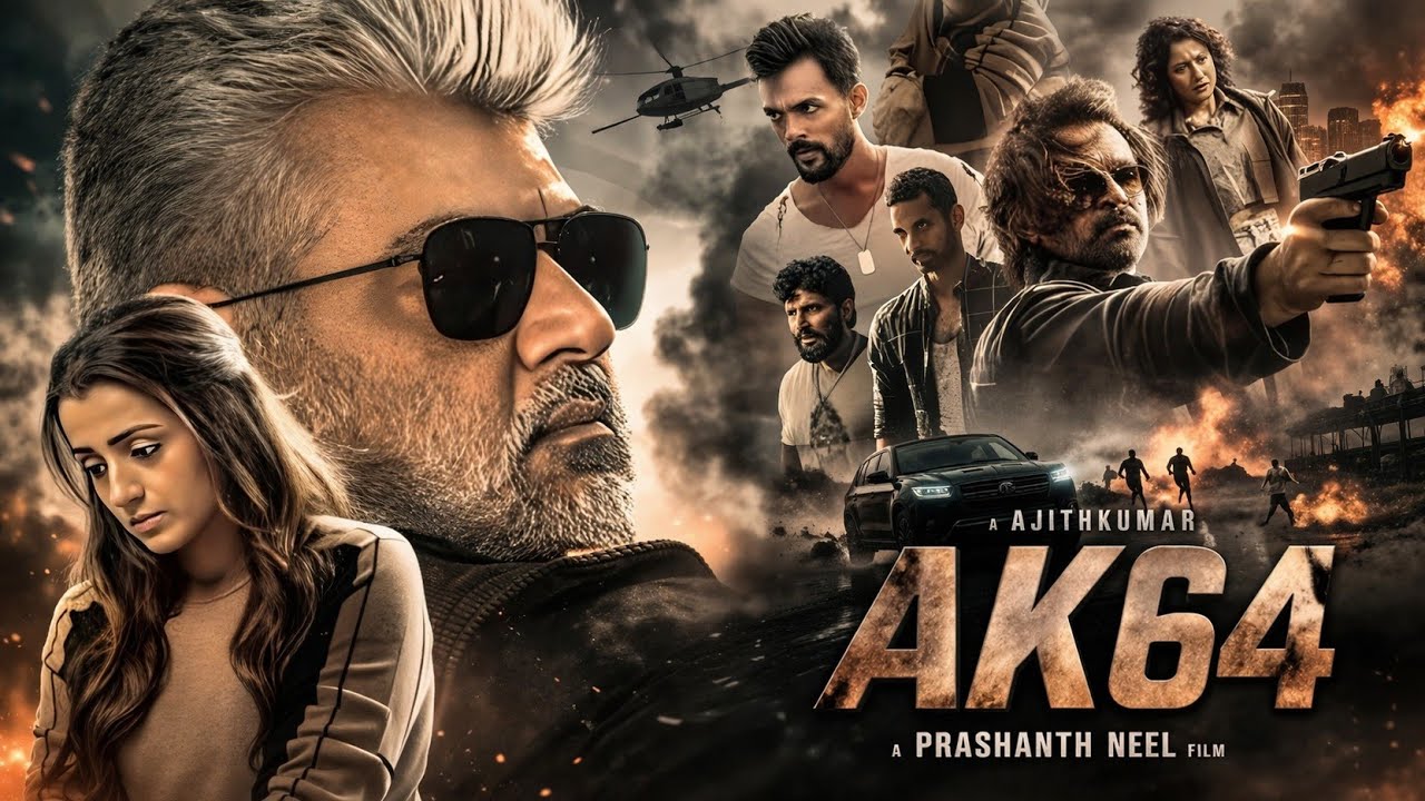 AK 64 (2025) | Ajith Kumar | South Action Thriller Full Movie In Hindi Dubbed | Full Thriller Film