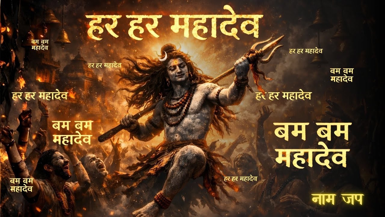 हर हर महादेव शम्भो | Har Har Mahadev Shambho | Powerful Shiv Naam Jaap | Bhajan Marg | Aayush Grover