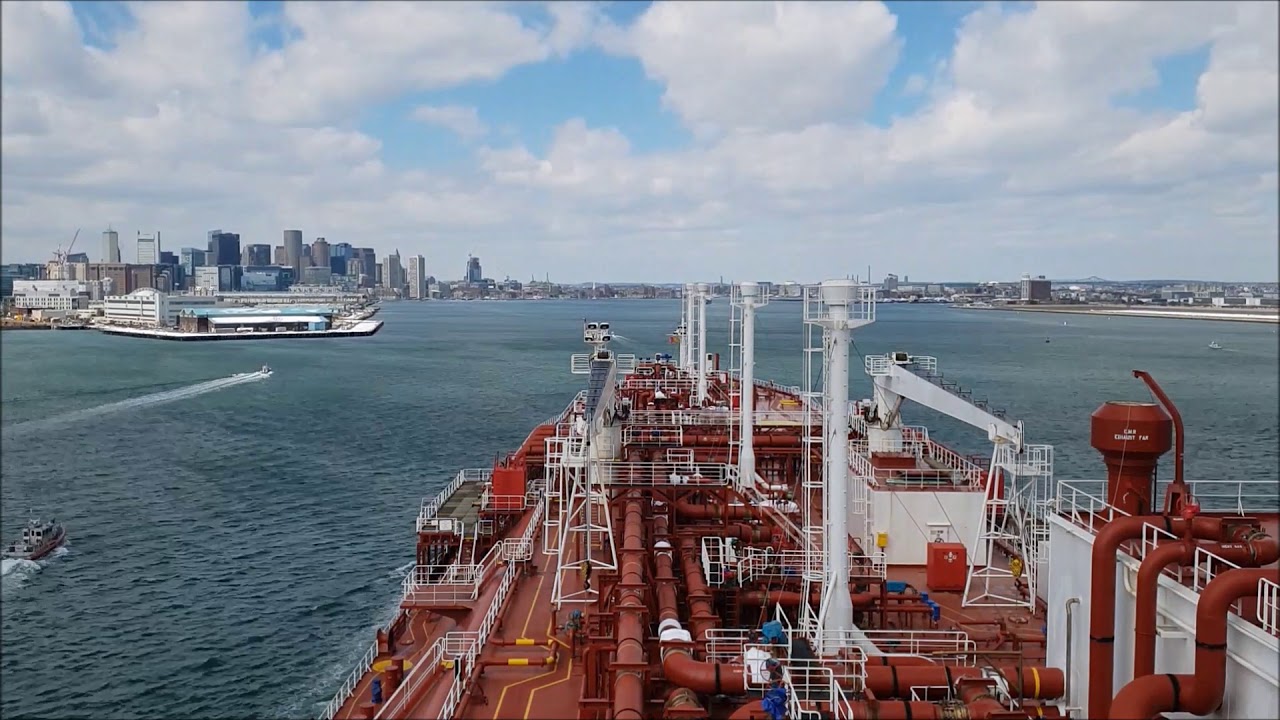 LNG Catalunya Spirit Arriving At Boston LNG TML