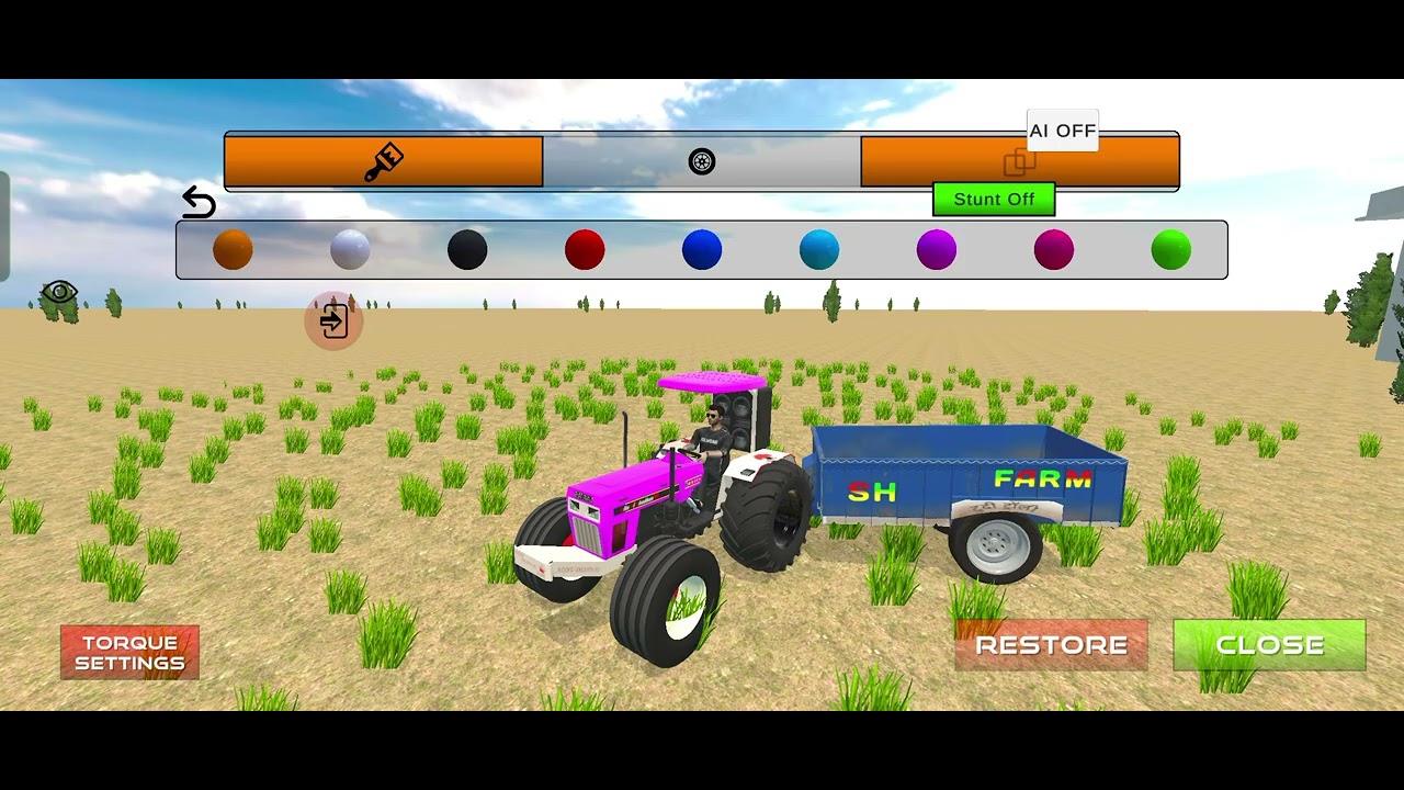 3d gaming virel video new update trolley tractor 🚜 gaming 