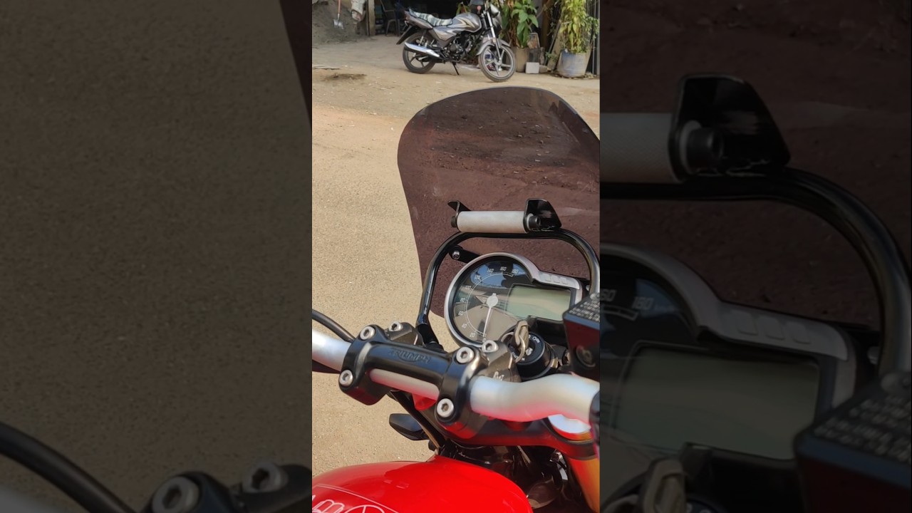 triumph speed 400 gps mount #triumph #gps