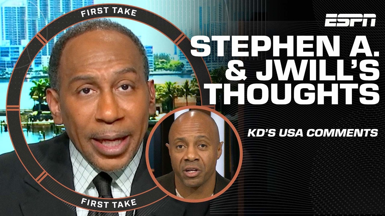 Stephen A. & Jay Williams react to Kevin Durant's comments on USA basketball critics | First Take