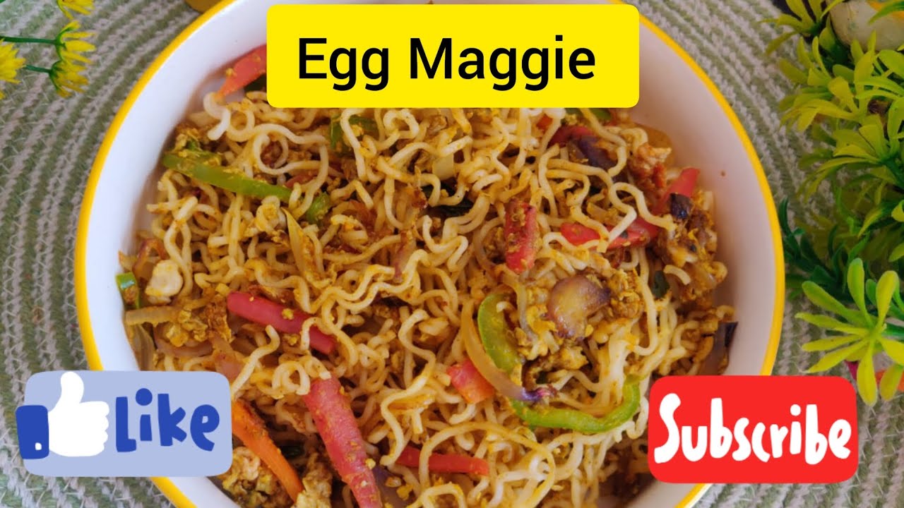एक बार egg मैगी इस तरह से बनी के देखे | Egg Maggie | Maggie recipe ❤️|egg vaggie Maggie