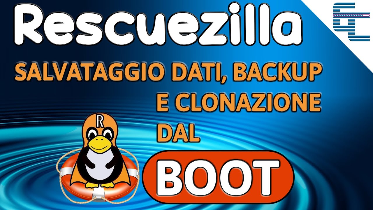Salvataggio dati, Backup e clonazione dal BOOT con Rescuezilla 🔝
