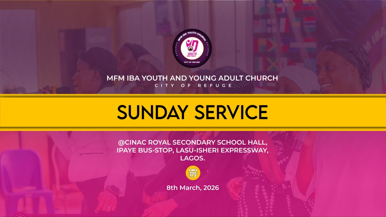 MFM IYYAC || SUNDAY SERVICE || 8TH MAR. 2026