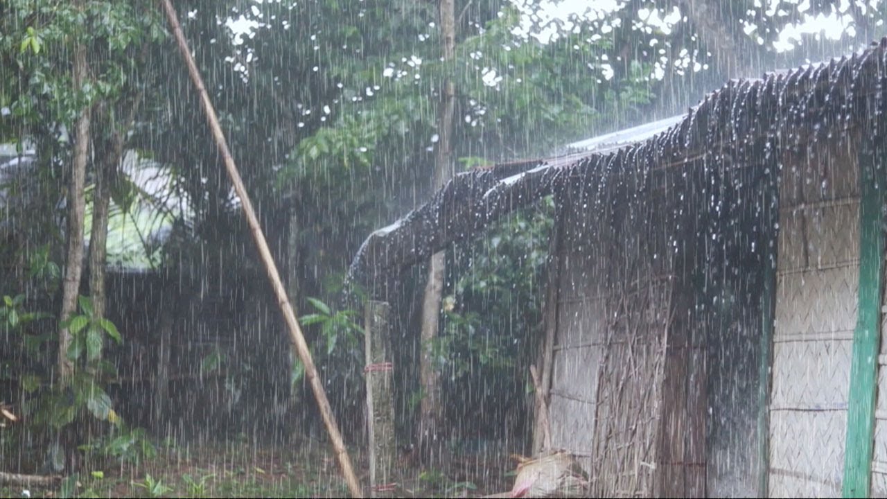Make Night Sleep Better with Strong Rainstorm Sounds | Non-Stop Hard Tin Roof Rain for Sleeping