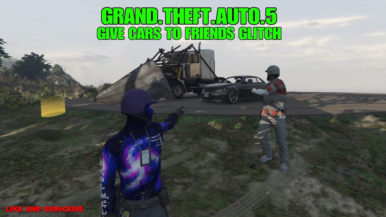 GTA5-Give Cars To Friends Glitch Easy (2025)