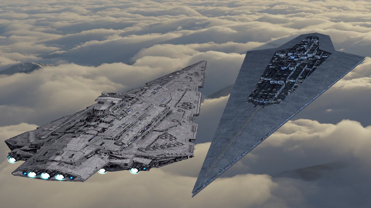 Bellator vs Executor Super Star Destroyer &ndash; Epic Star Wars Space Battle!