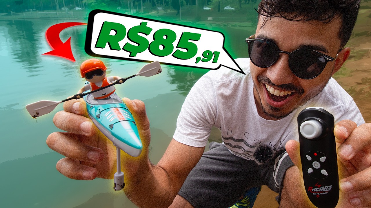COMPREI dois CAIAQUES de Controle Remoto - Vale a Pena? TESTE EXTREMO!