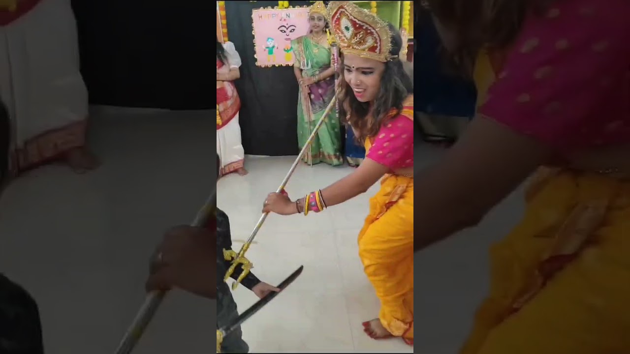 @9Littlechamps Story behind Maa Durga navroop and Mahisasur ka aant