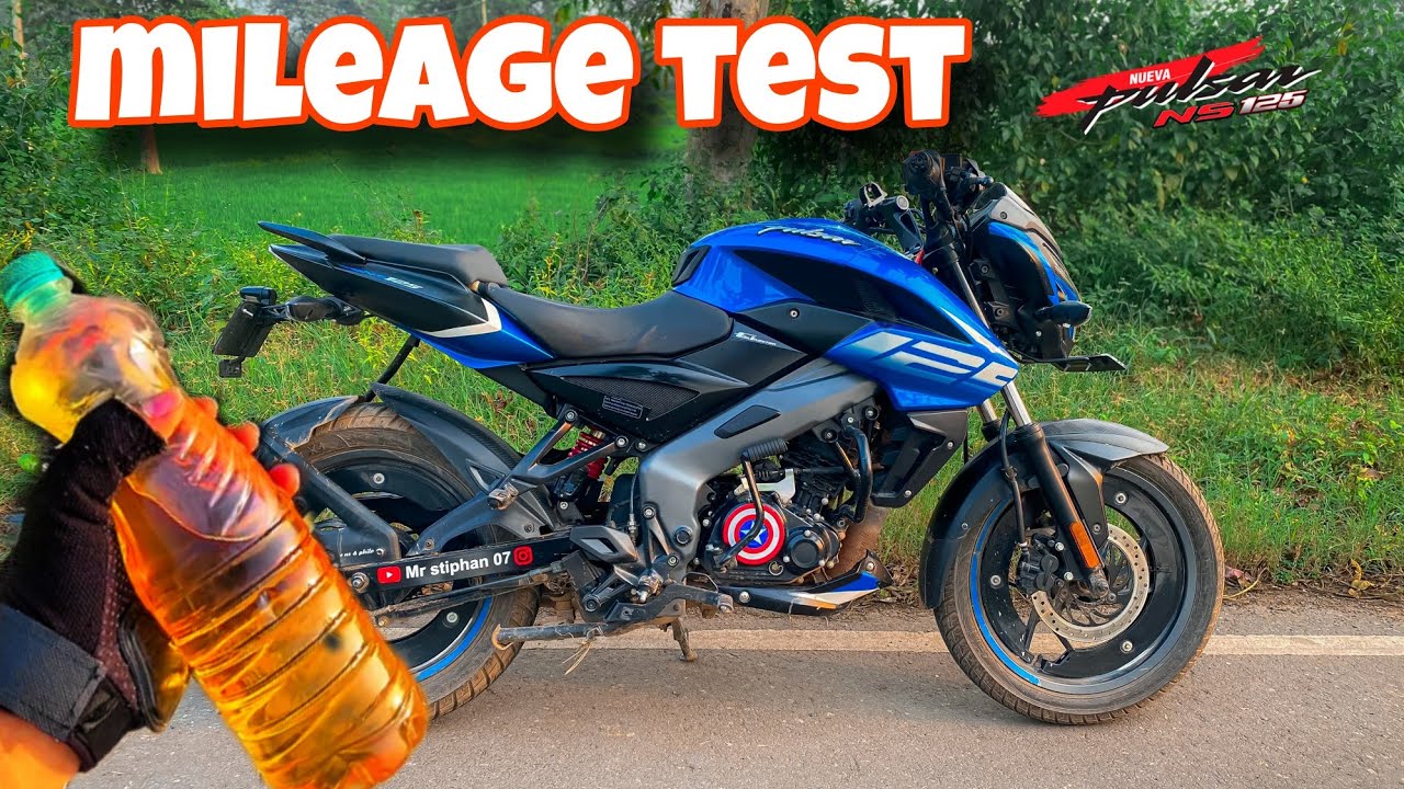 2025 Pulsar ns 125 mileage test || 1 litre mileage test 😮 shocking result