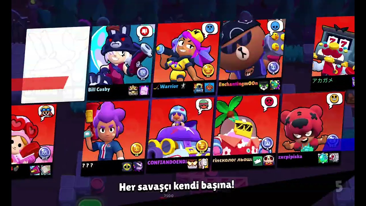 Brawl stars karakterlerin kostümünü puanlama part1