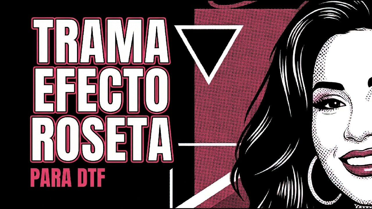 Efecto Roseta para DTF SELENA PHOTOSHOP