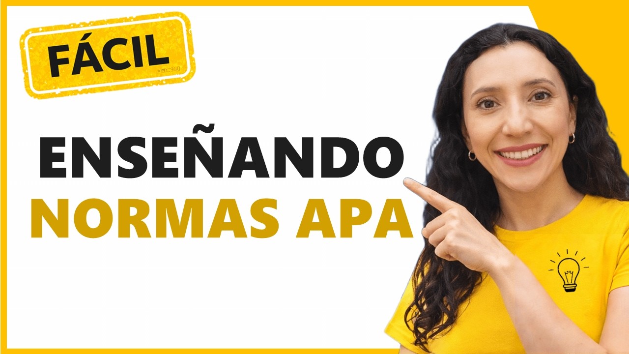 Enseñar NORMAS APA 7 jamás fue tan FÁCIL con este recurso didáctico - Investigar es fácil 😎