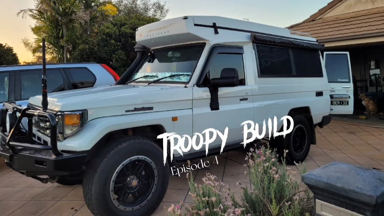 TROOPY CAMPER BUILD Ep 4 Security screens and flares