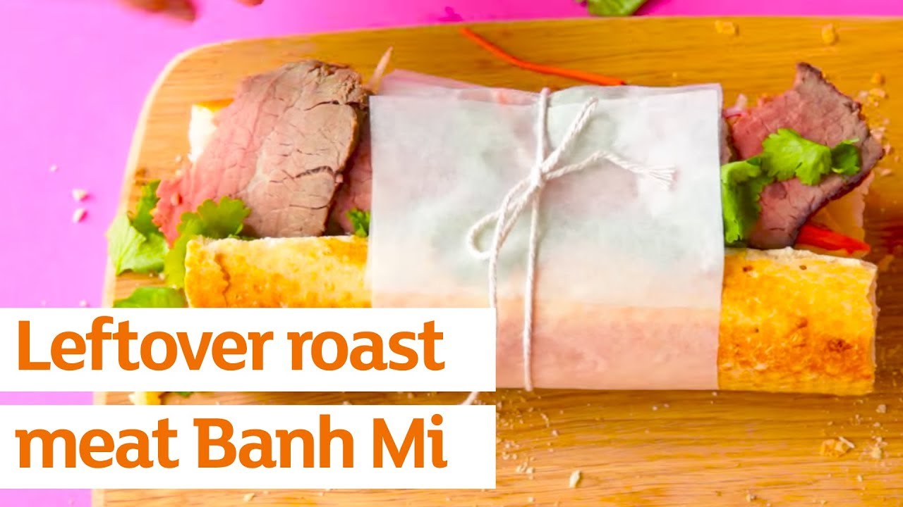 Leftover roast meat Banh Mi | Waste Less Save More | Sainsbury's