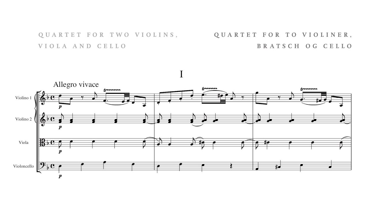 Carl Nielsen – String Quartet in D minor