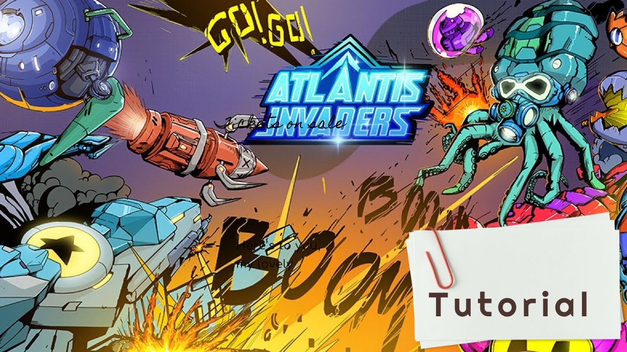 'Atlantis invaders' Full Tutorial 100%, Best airplane fighting game of 2022
