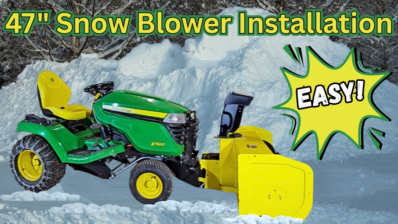 Установка снегоочистителя John Deere 47