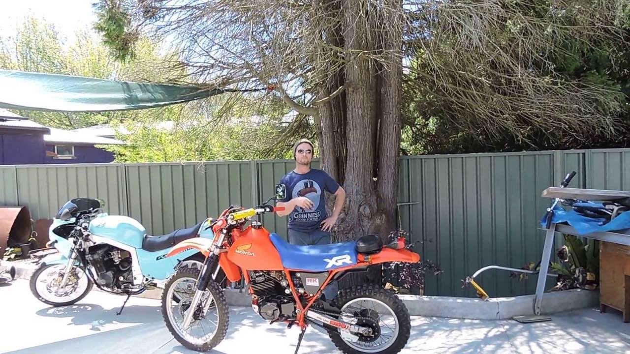 Honda XR 350 1984 - low hour honest bike EBAY AUCTION  NOVEMBER  2016