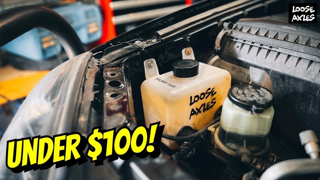 How to Relocate Your 4th Gen 4Runner’s Washer Fluid Reservoir (DIY)