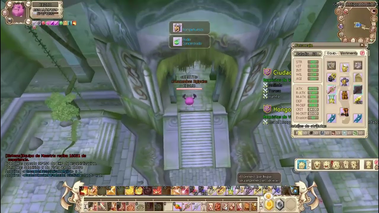 Grand Fantasia Memories Classic - VID PALA 60(PROCESO) (NO SET,NO ESCUDO 58)