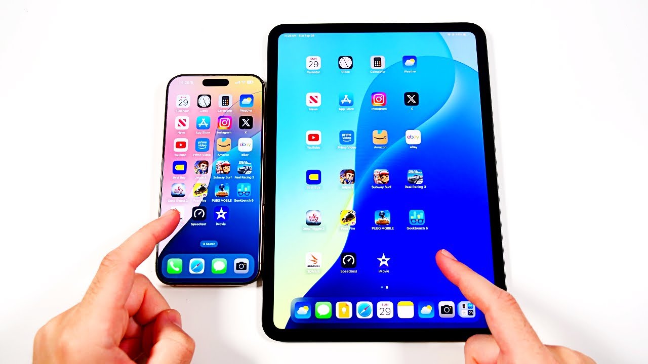 iPhone 16 Pro Max vs iPad Pro M4 Speed Test