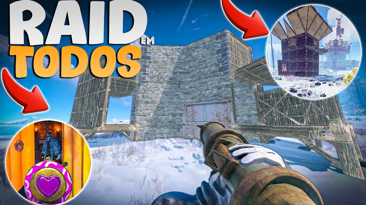Raidamos TODOS os nossos vizinhos e VIERAM RAIDAR a nossa BASE (parte 2)