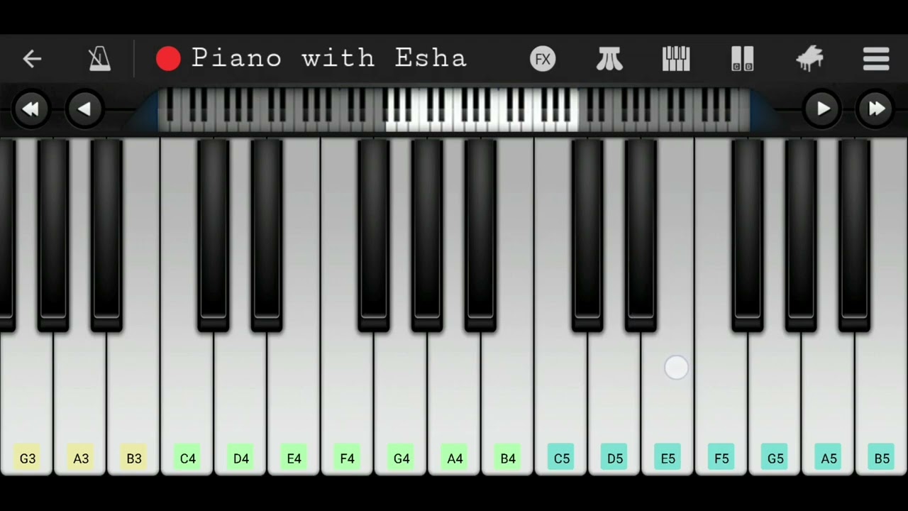 How to play song. Tu hai to. In phone piano 