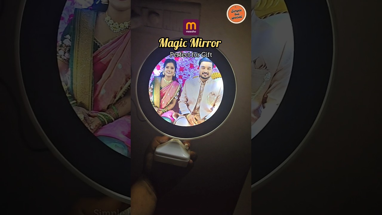 Meesho Finds Wedding/Birthday gift Magic Mirror #meesho #unboxing #shorts