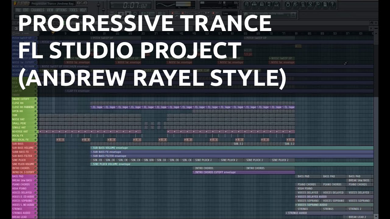 Progressive Trance FL Studio Project (Andrew Rayel Style)