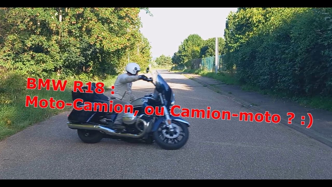 Test de maniabilité de motos lourdes : la BMW R18 Transcontinentale