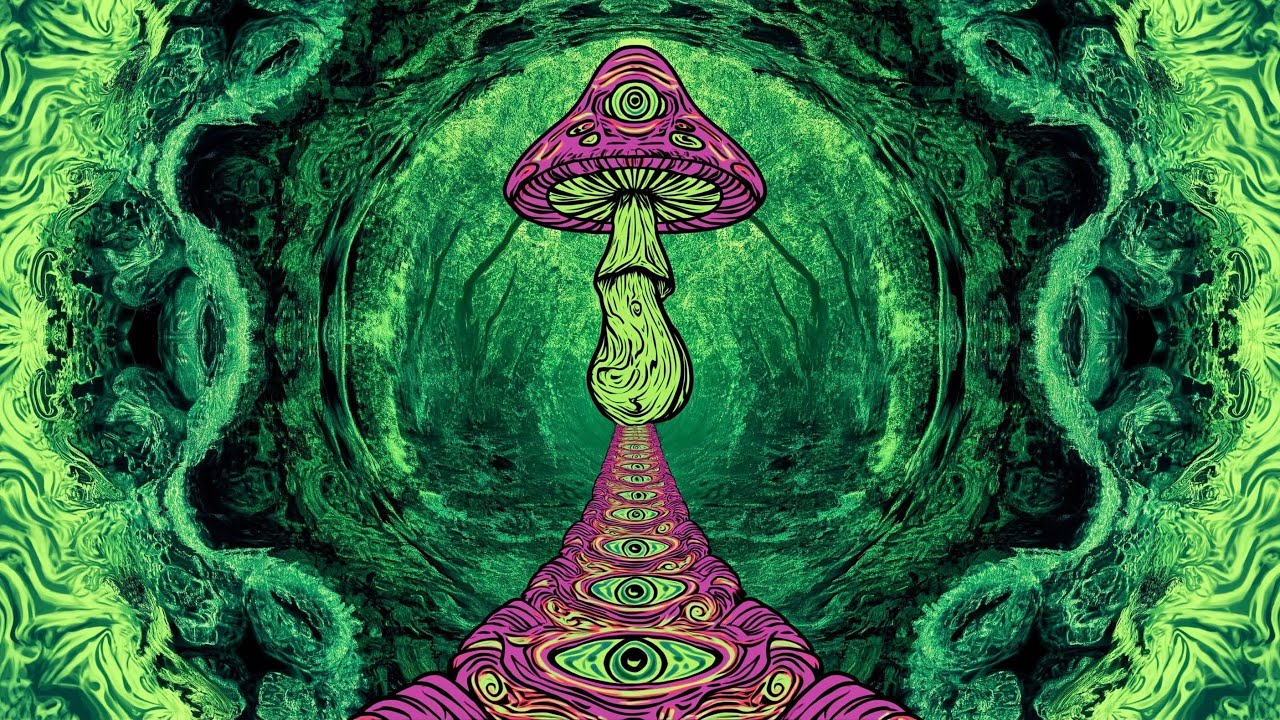 Psy Dub Mix 2025 | Trippy Mushroom Animation | Psychedelic Visuals