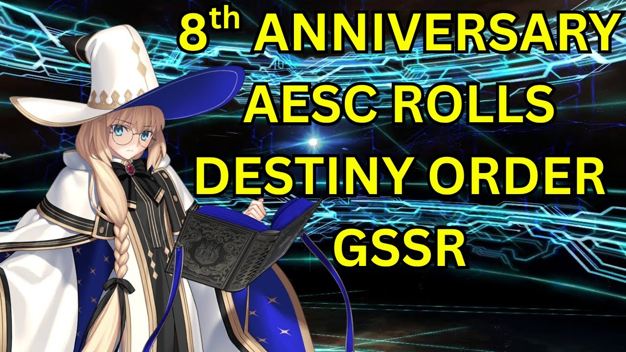 FGO | 8th anniversary GSSR, Destiny order and Aesc rolls