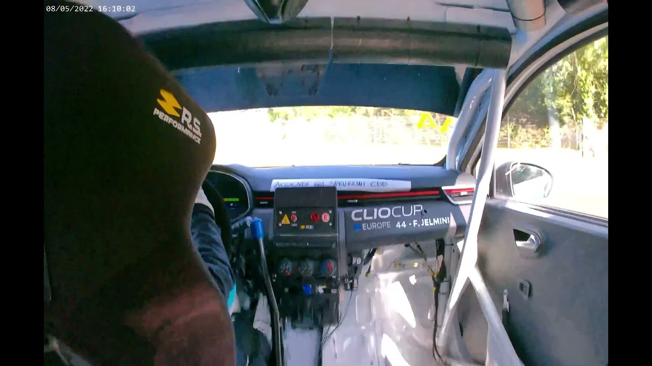 Clio Cup Imola drift with Felice Jelmini