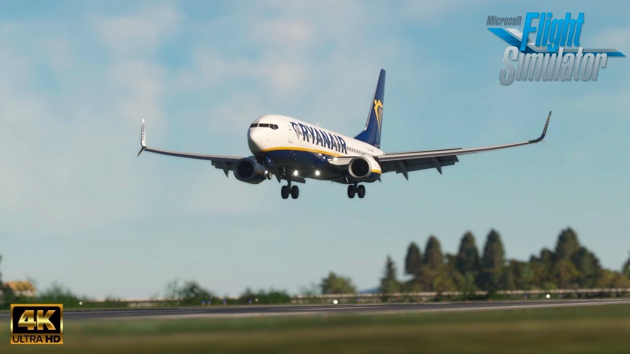 Ryanair 737-800 | Athens ✈︎  Corfu | Full Flight | Microsoft Flight Simulator