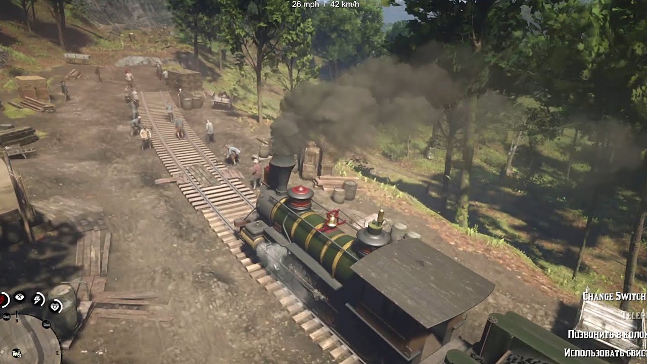 RDR2 - What if the TRAIN passes over THESE unfinished Rails