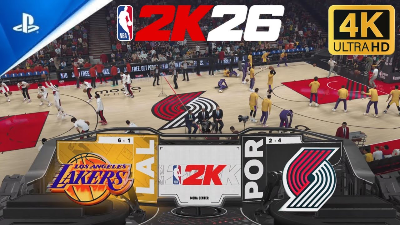 NBA 2K26 - Los Angeles Lakers vs Portland Trail Blazers | MyNBA [Game 8]