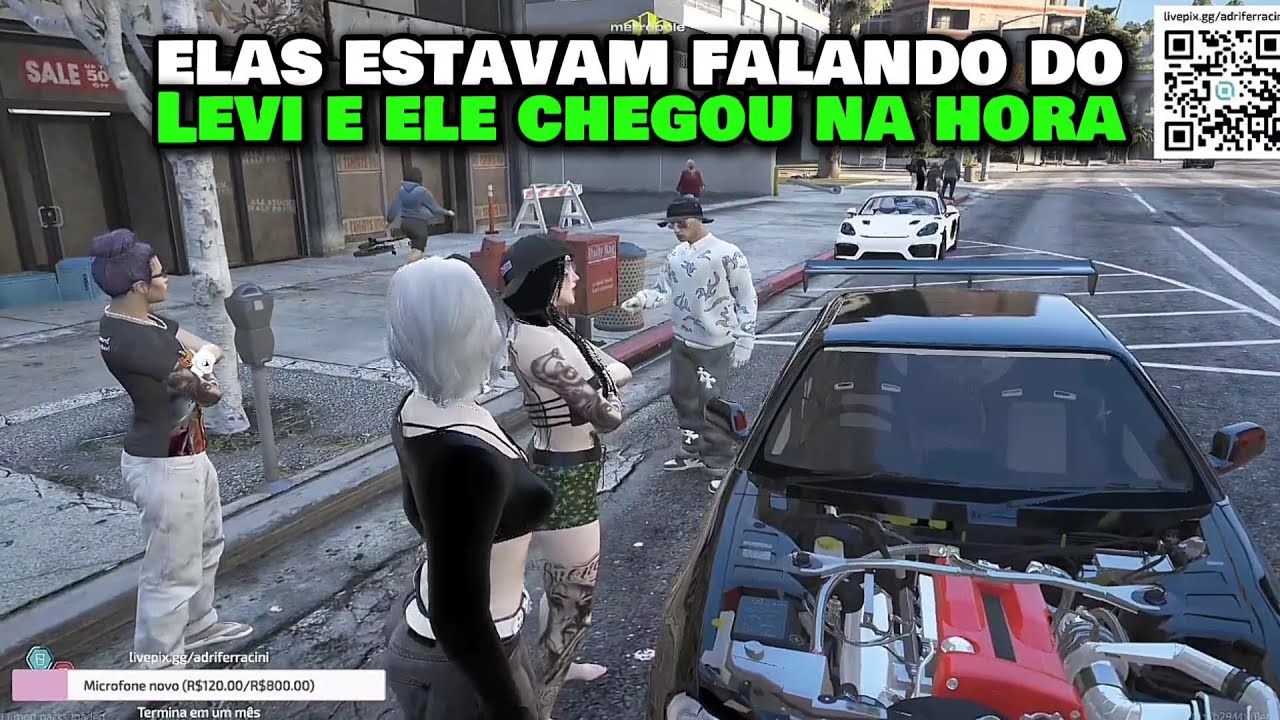 VISÃO DA BRANCA E DAS MENINAS FALANDO SOBRE LEVI E ELE CHEGANDO NA HORA DA FOFOCA