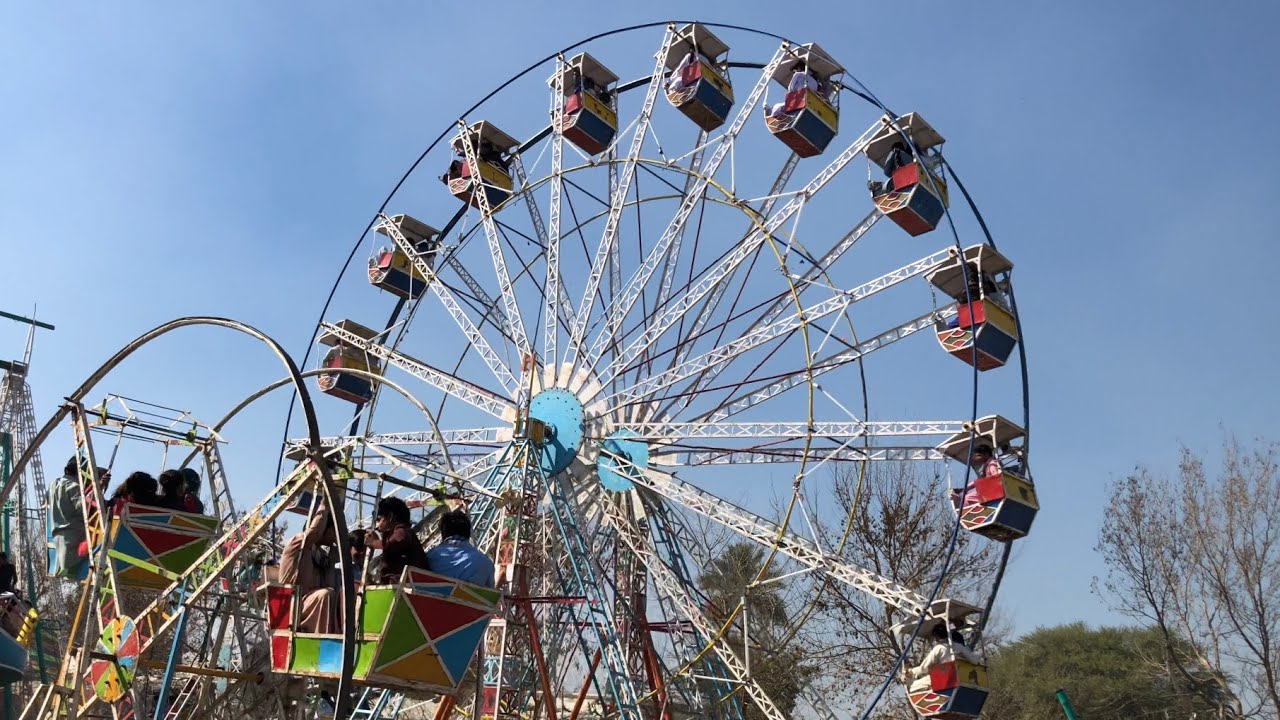 People of village are enjoying of Shah Sadar Din Cultural Fair (Mela میلہ) in Dera Ghazi khan 2019