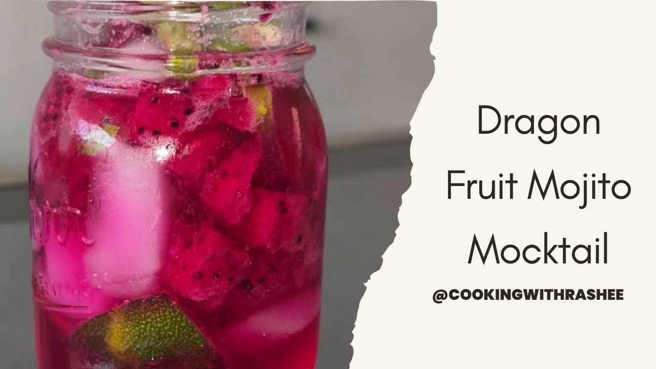 Dragon Fruit Mojito Mocktail &ndash; Refreshing, Vibrant & So Easy! 🍹