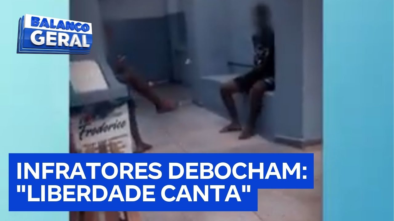 Adolescentes riem e ironizam prisão em vídeo: 