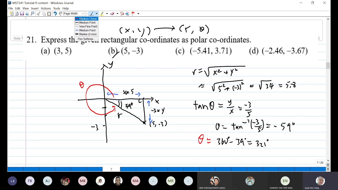 DNS Mathematics 2 Tut 3 Q21 Solution