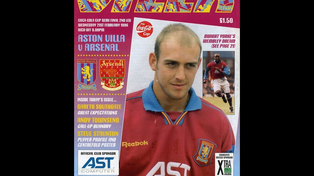 Aston Villa 0 Arsenal 0 - Coca Cola Cup Semi Final 2nd Leg - 21st Feb 1996