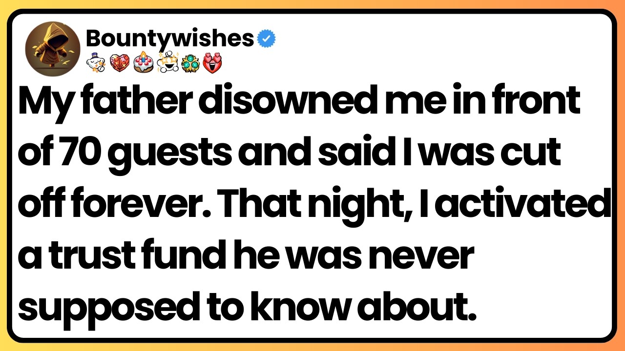 My father cut me off as a disappointment. That night, I activated a secret trust fund.