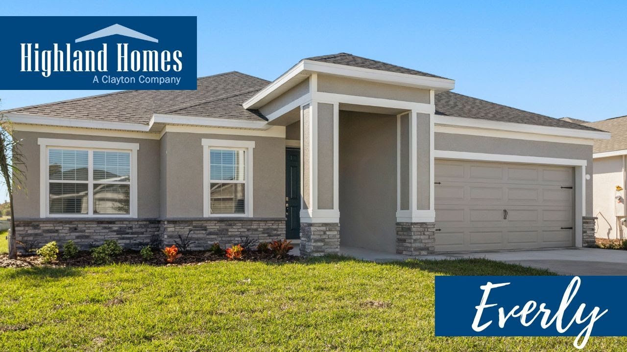 Everly home plan by Highland Homes - Florida New Homes for Sale