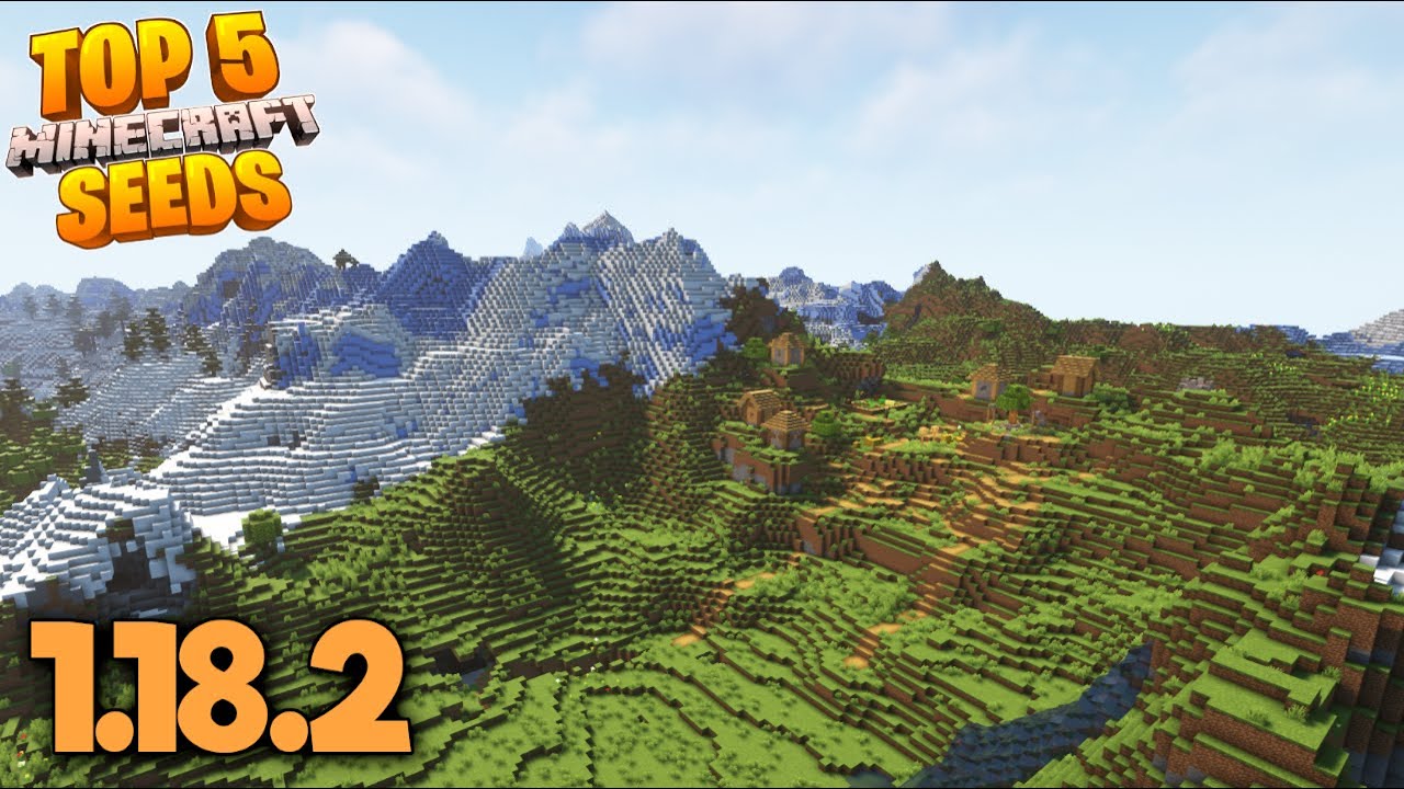 Top 5 AWESOME VILLAGE SEEDS for Minecraft 1.18.2! (Best Minecraft 1.18.2 Village Seeds)