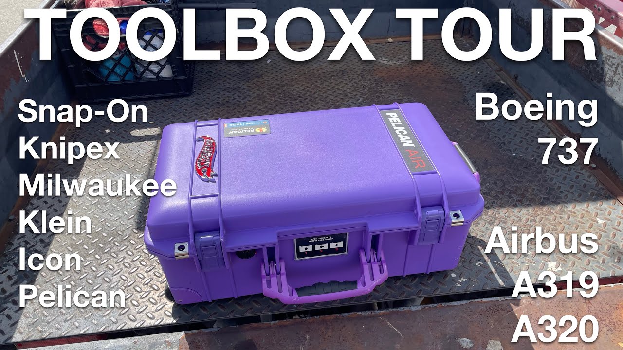 Tool Box Tour: Airline Aviation Line Maintenance A&P Technician